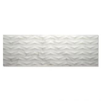 Marmor Kakel Lilac Vit Blank-Relief 40x120 cm
